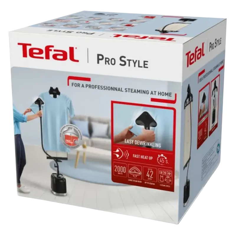 Aparat de călcat cu aburi staționar Tefal IT3480E1 Negru