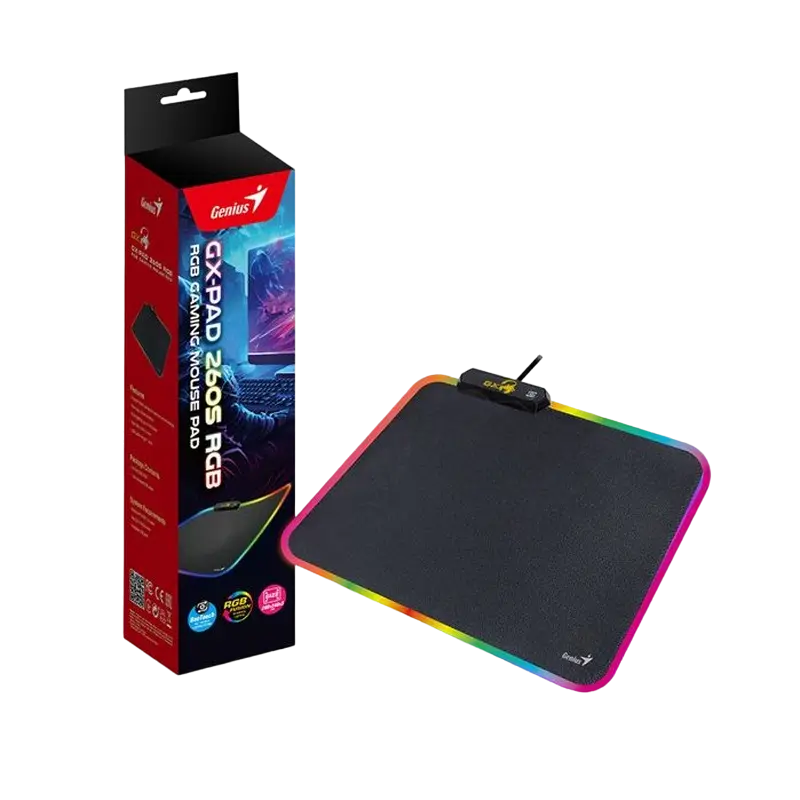Игровой коврик для мыши Genius G-Pad 260S Чёрный