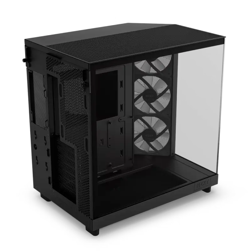 Carcasă PC NZXT H6 Flow RGB Midi-Tower Negru