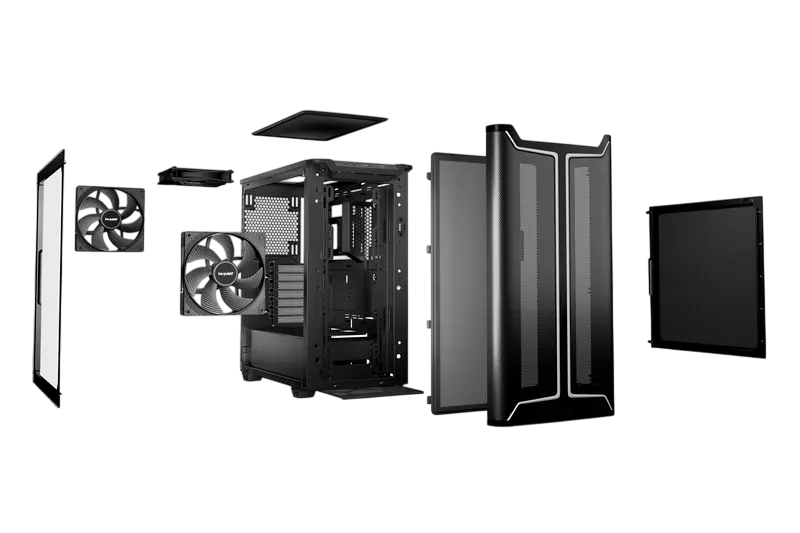 Carcasă PC be quiet! PURE BASE 501 DX Midi-Tower Negru