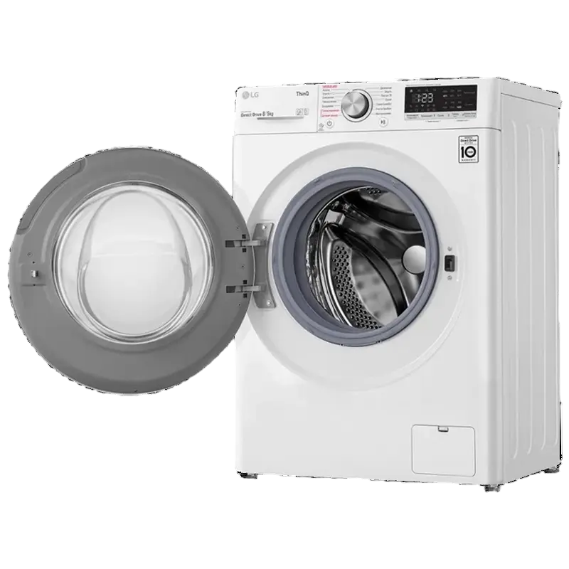 Mașină de spălat cu uscător LG F4V5TG0W Alb