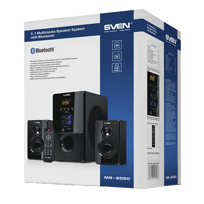 Компьютерные колонки SVEN MS-2050 Черный