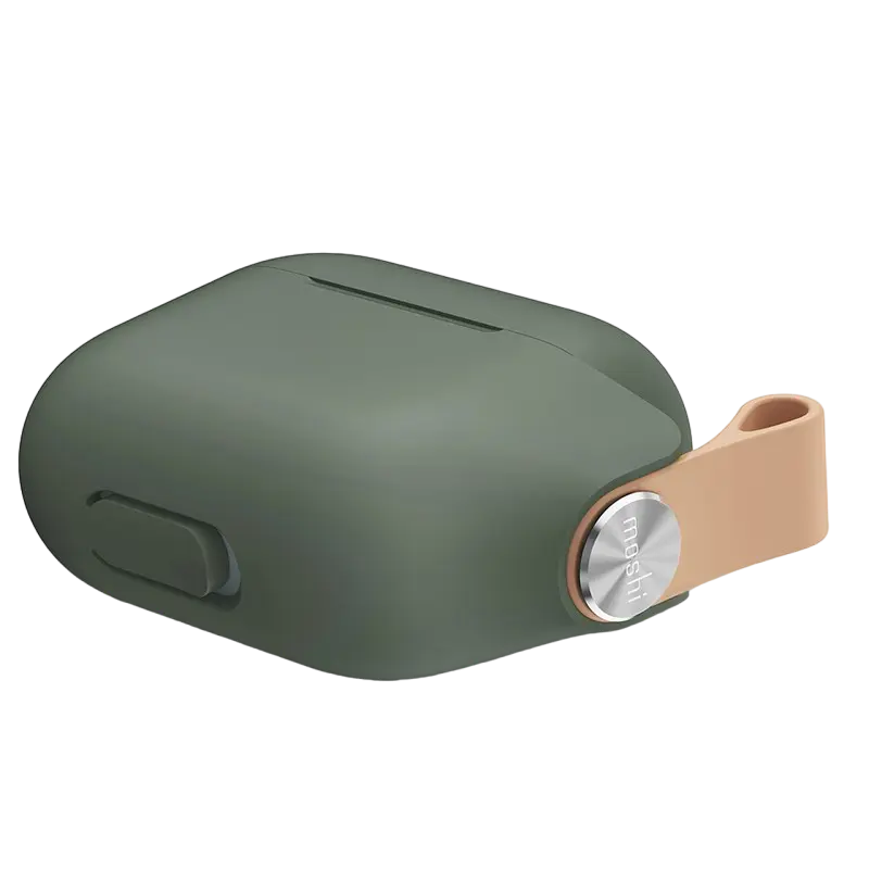 Husă pentru Airpods Moshi Apple Airpods 3 Pebbo Pebbo Verde