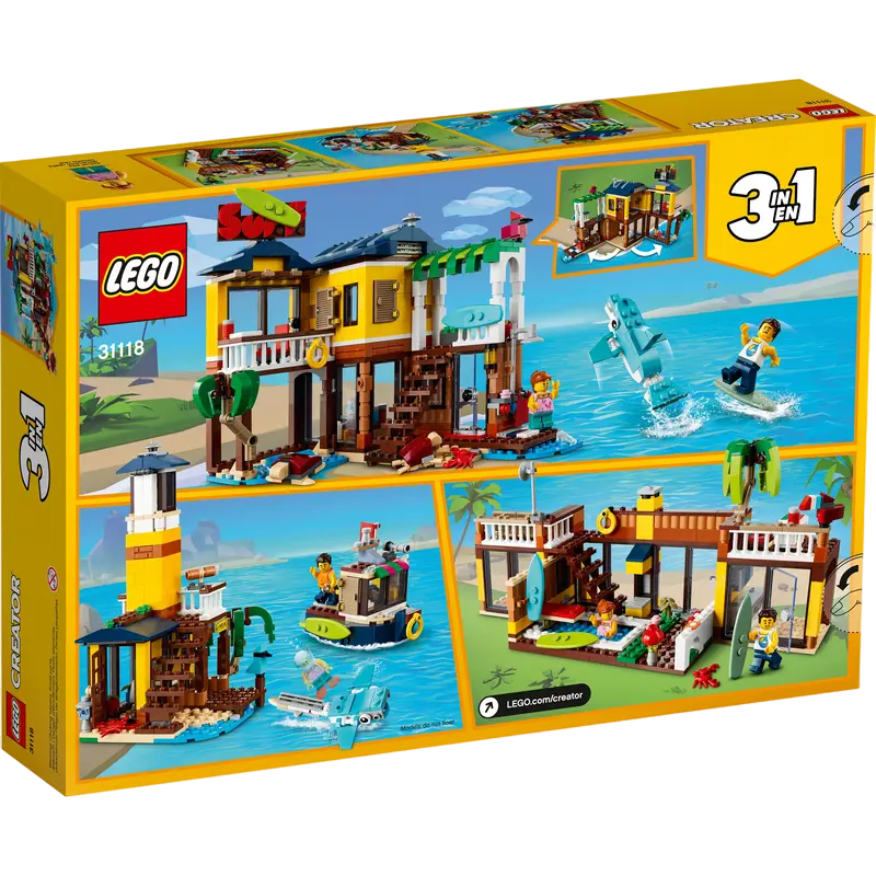 Конструктор LEGO Surfer Beach House Разноцветный