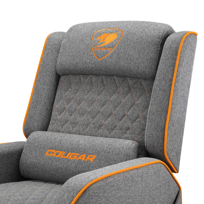 Игровое кресло Cougar Ranger One Gray Ткань Серый | Оранжевый