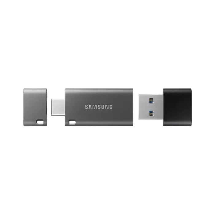USB Flash накопитель Samsung DUO Plus 256ГБ Серый/Черный
