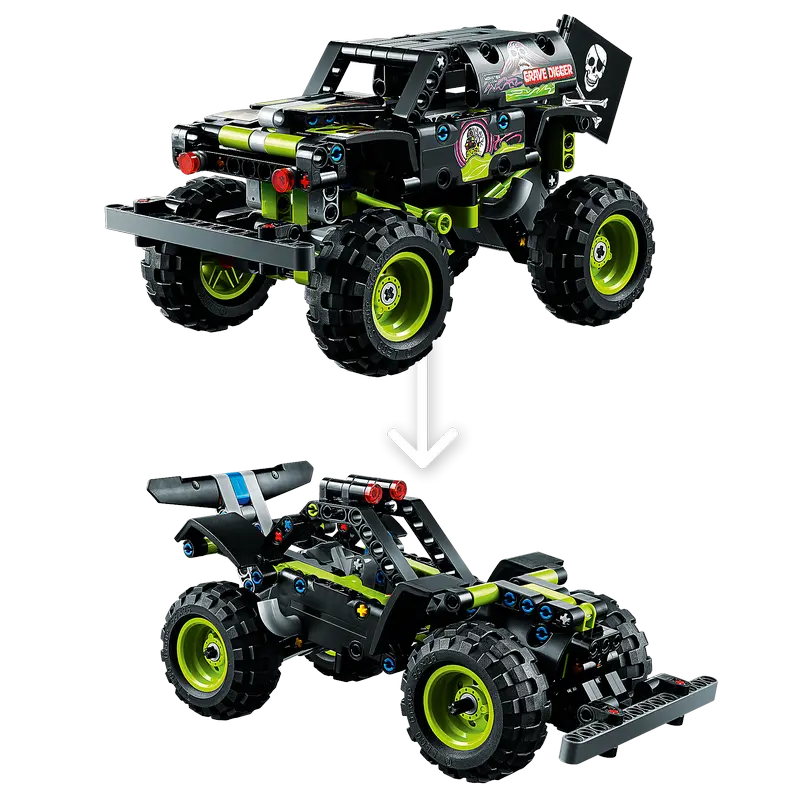 Конструктор LEGO Monster Jam™ Grave Digger™ Черный