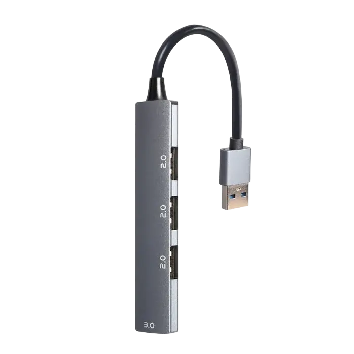 USB-концентратор Gembird UHB-CM-U3P1U2P3-02 Серебристый