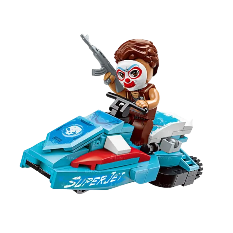 Set Qman Block Mission-Eagle Helicopter Negru