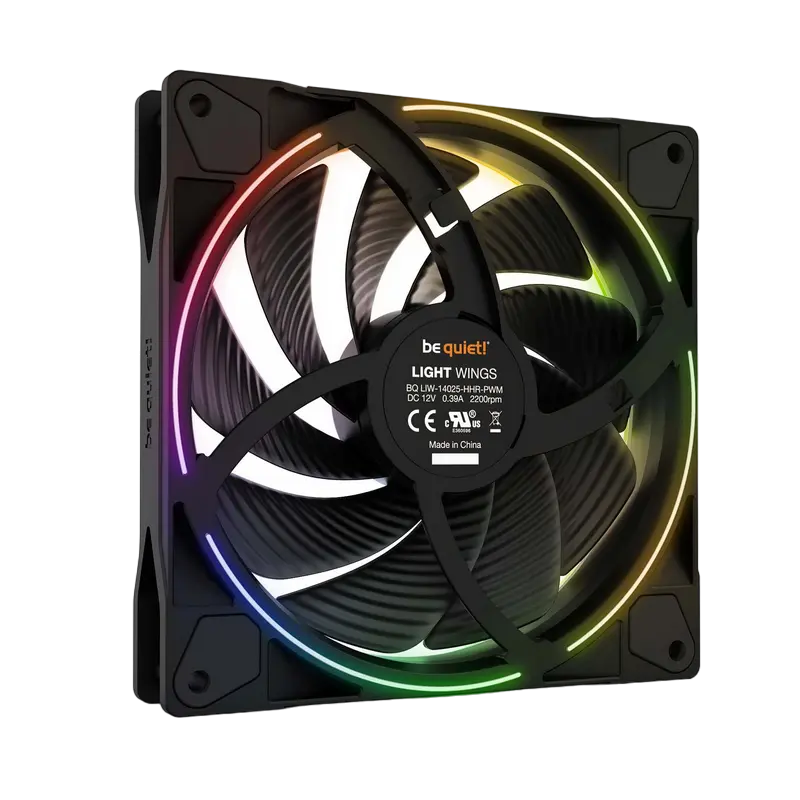 Вентилятор для ПК be quiet! Light Wings PWM high-speed 140 мм Черный