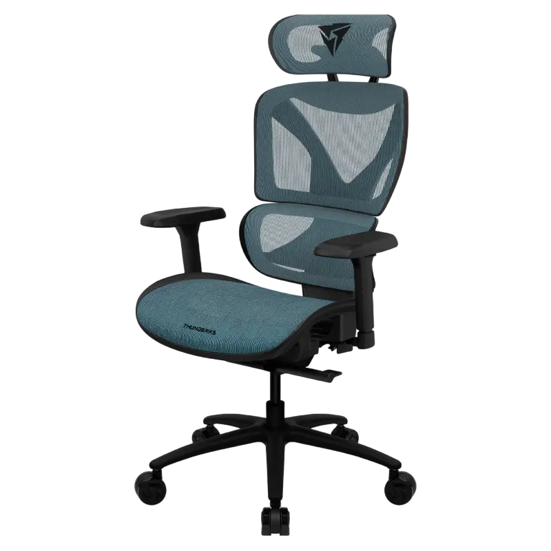 Офисное кресло ThunderX3 XTC Chroma Вентилируемая Сетка,Искусственная кожа Синий | Чёрный