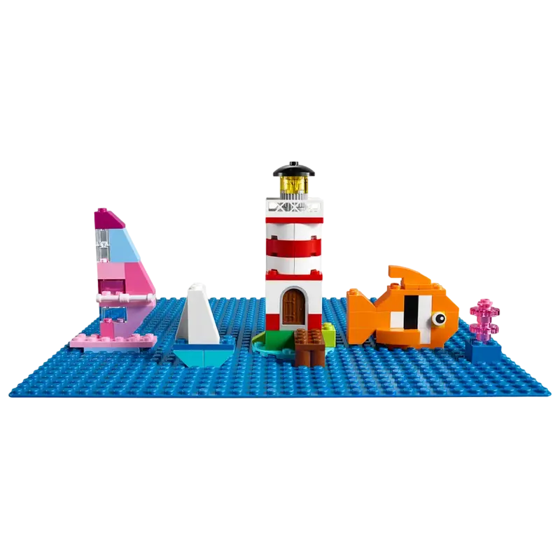 Конструктор LEGO Blue Baseplate Синий