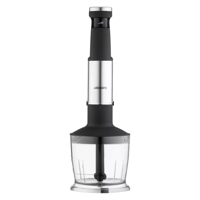 Погружной блендер Ardesto HBG-1000WHCHC Чёрный | Серебристый
