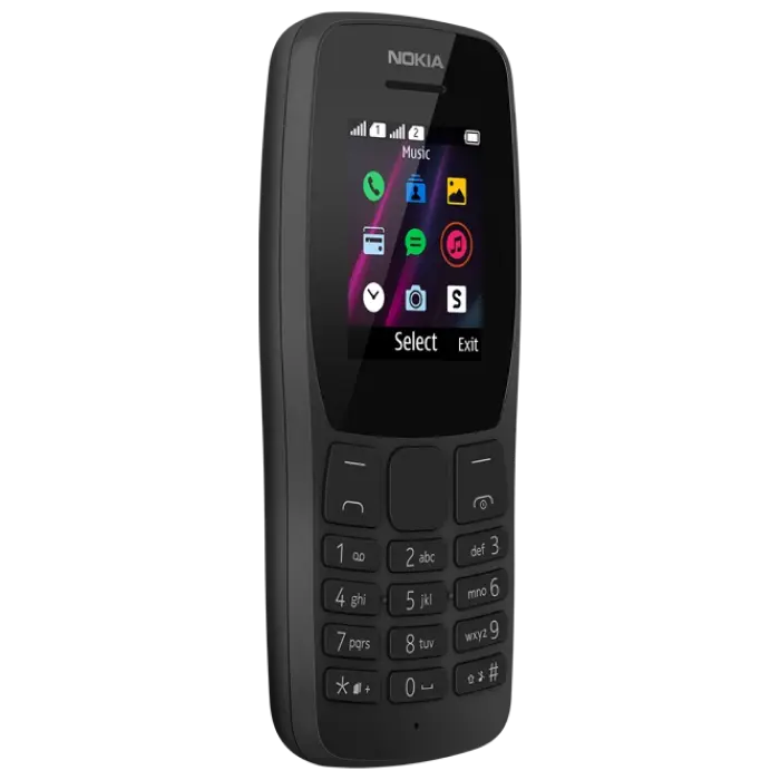 Мобильный телефон Кнопочный Nokia 110 Чёрный