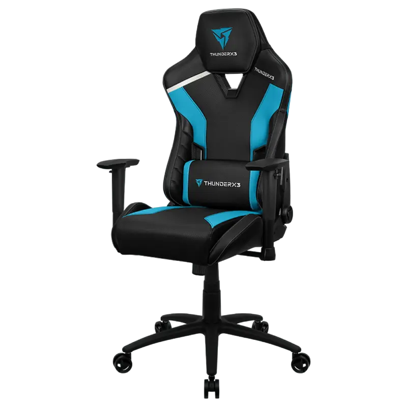 Игровое кресло ThunderX3 TC3 Искусственная кожа Черный/Синий