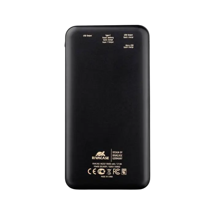 Портативное зарядное устройство Rivacase VA2537 Черный
