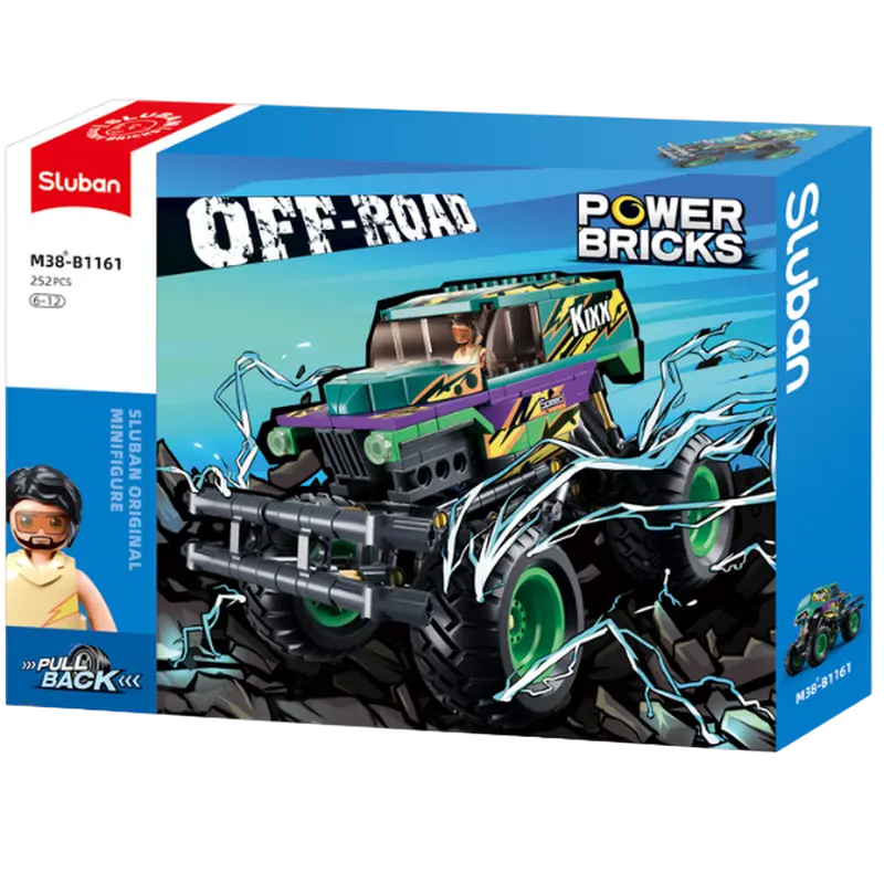Конструктор Sluban Off-Road - Big Foot Green-Brown BKI