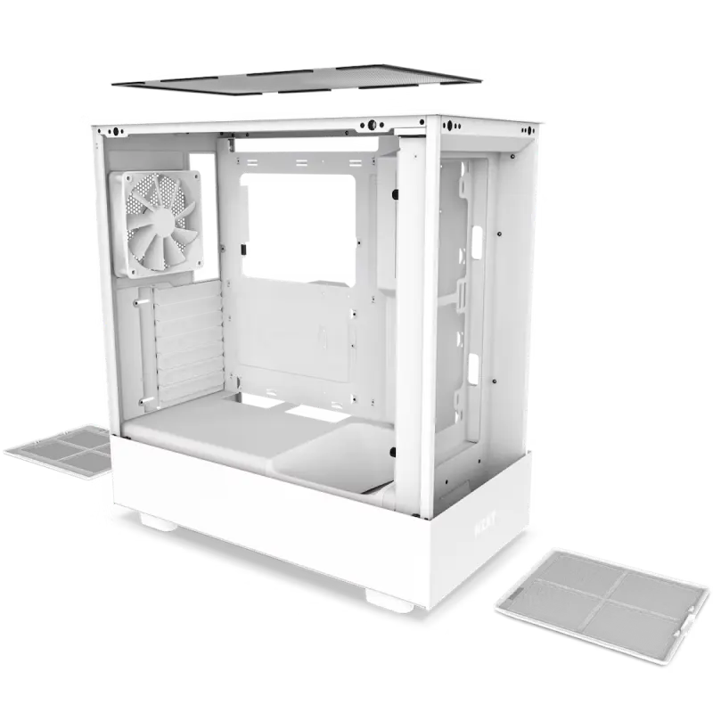 Carcasă PC NZXT H5 Flow Midi-Tower Negru