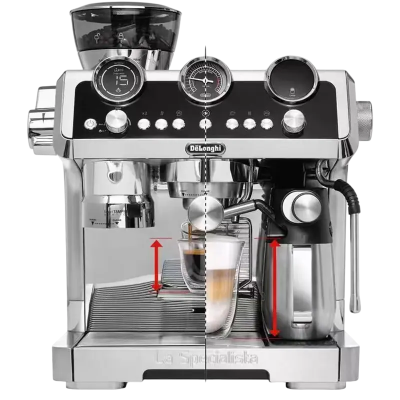 Кофеварка рожковая DeLonghi EC9865.M Нержавеющая сталь