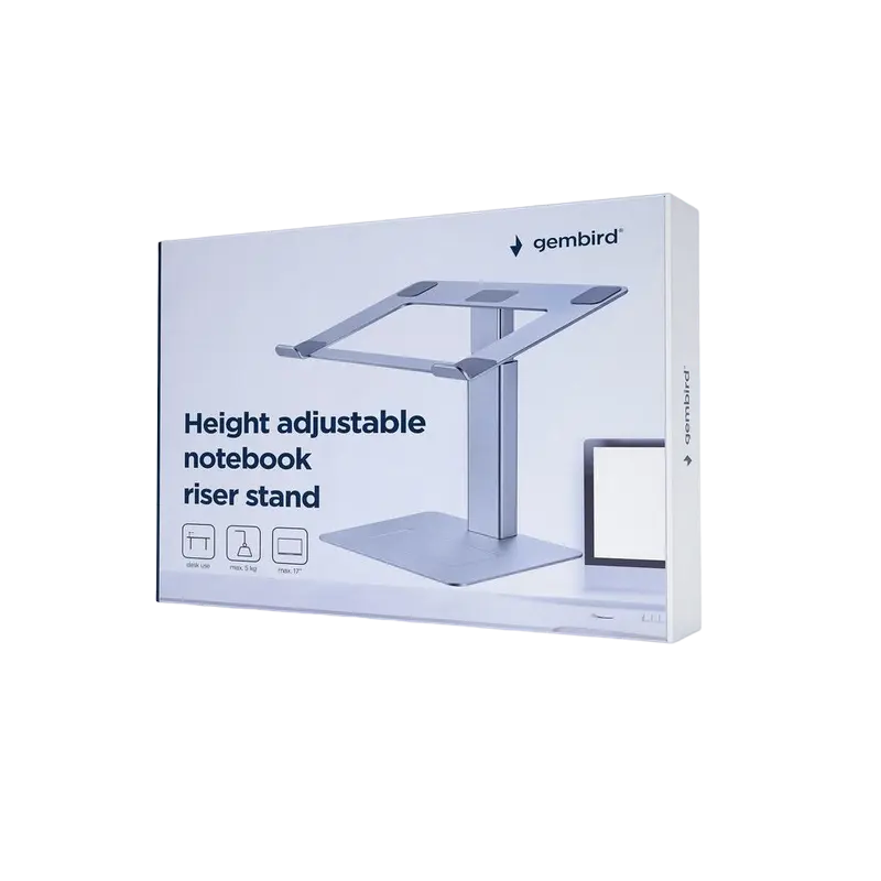 Подставка для ноутбука Gembird NBS-D1-02 15.6 Серебристый