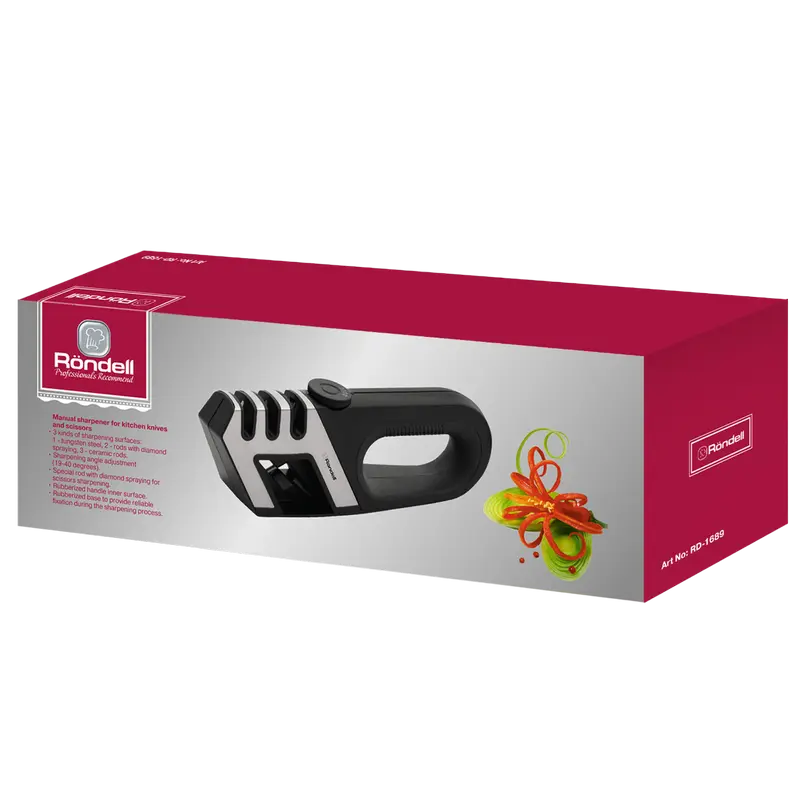 Ascutițor cuțite Rondell RD-1689 Negru