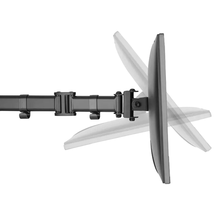 Suport birou pentru monitoare ITech MBS-12M Negru