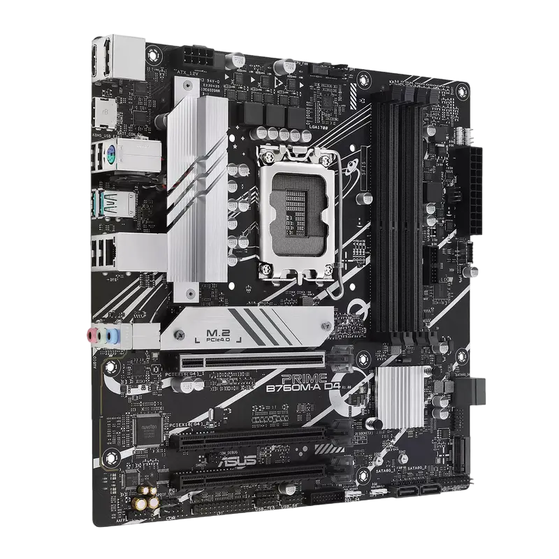 Материнская плата ASUS PRIME B760M-A D4 LGA1700 Micro-ATX
