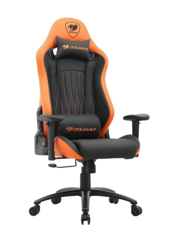 Игровое кресло Cougar Explore Racing ПВХ Кожа Оранжевый