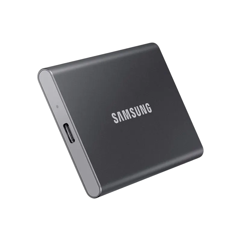 Внешний портативный SSD накопитель Samsung T7 4 ТБ Titan Gray