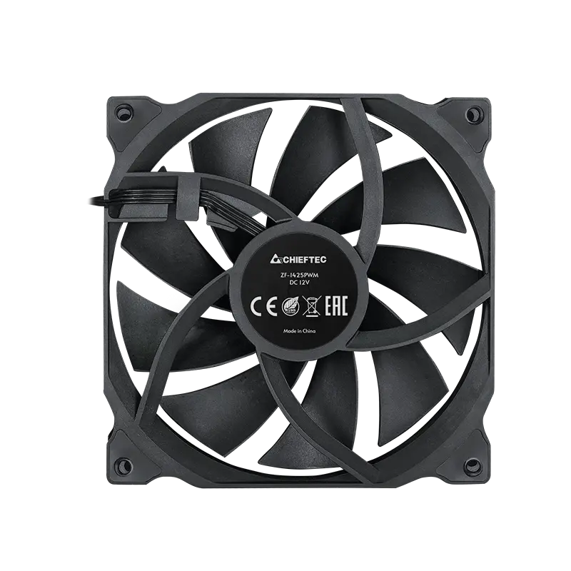 Ventilator PC Chieftec ZF-1425PWM 140 mm Negru