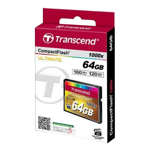 Карта памяти Transcend CompactFlash 1000 64ГБ