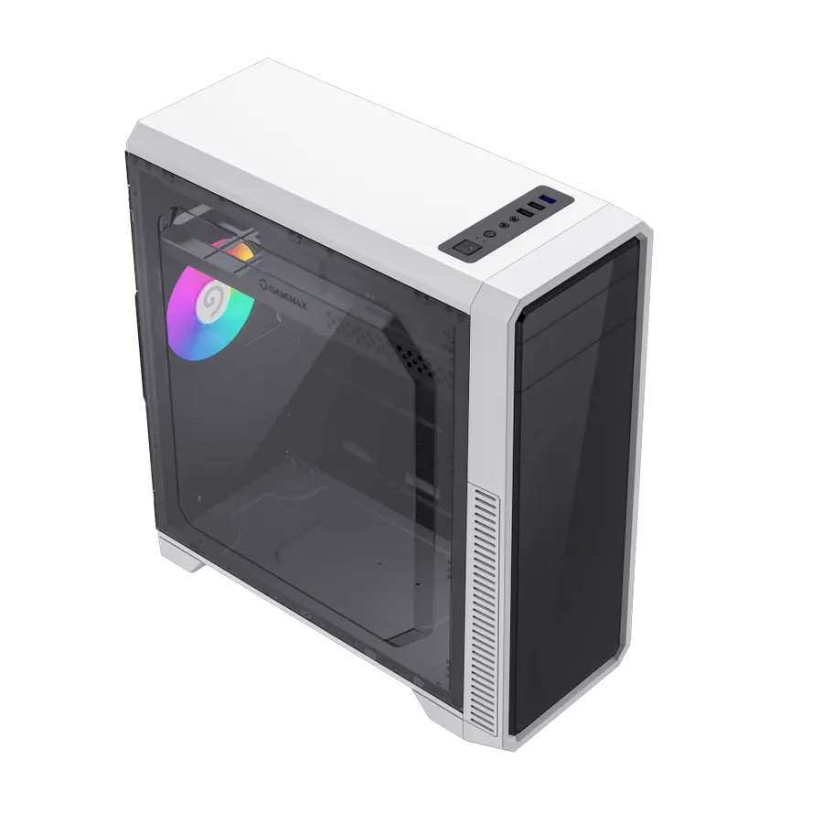 Carcasă PC Gamemax G561E-WH Midi-Tower Alb