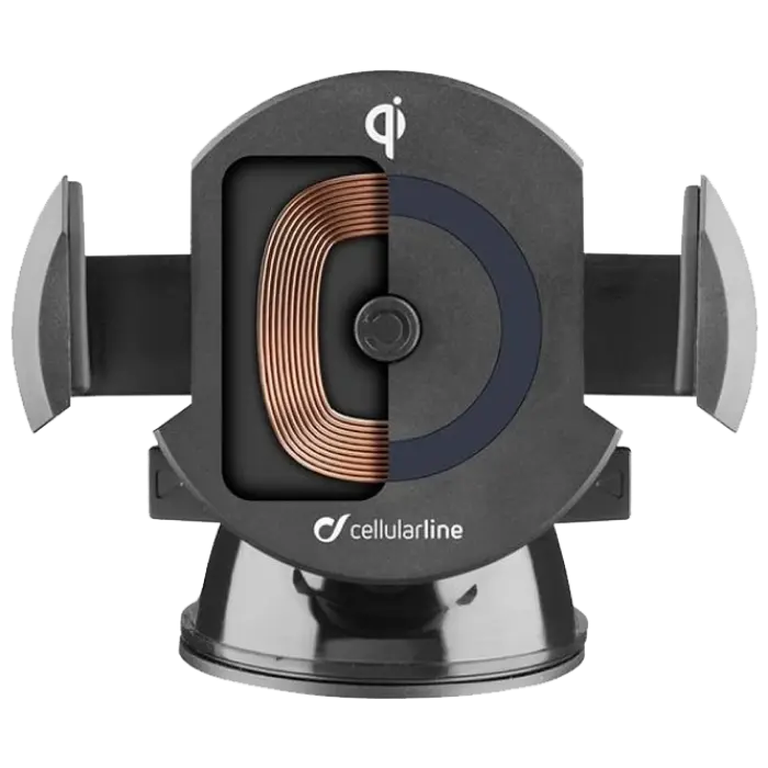Автомобильный держатель Cellularline Pilot Active Wireless Черный
