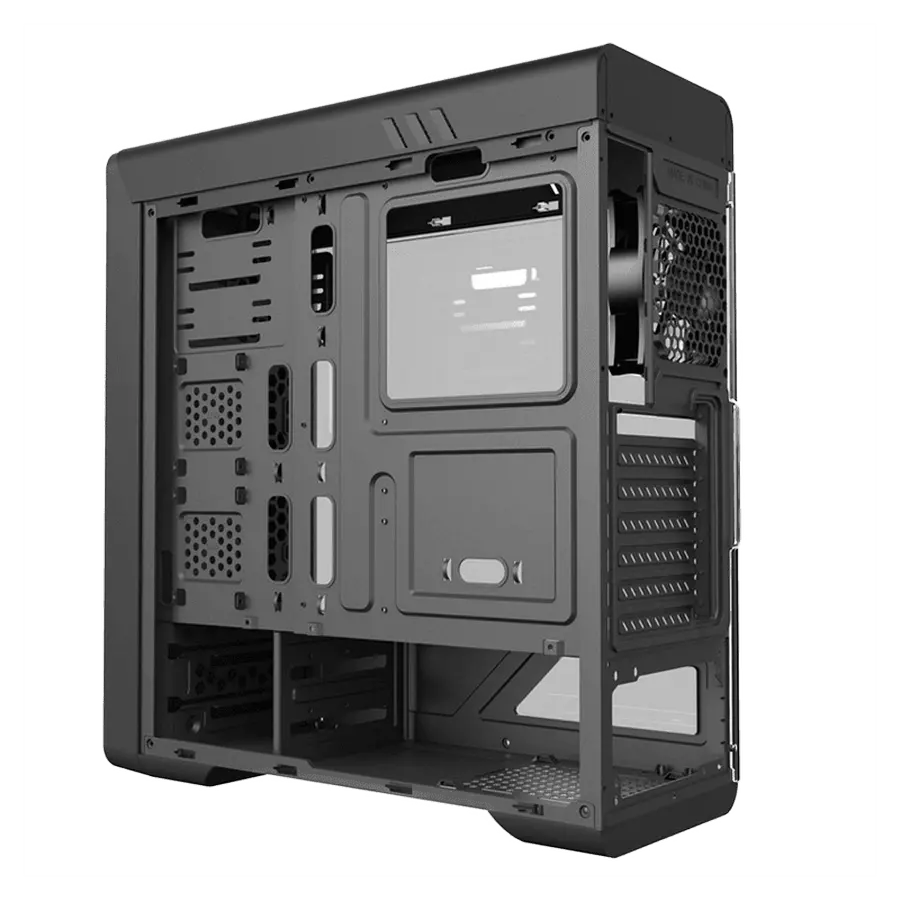 Carcasă PC Gamemax ROCKSTAR Midi-Tower Negru