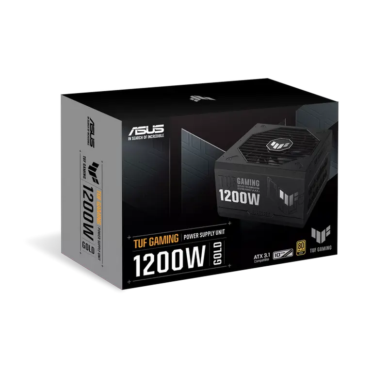 Tip Блок питания для компьютеров ASUS TUF GAMING 1200W GOLD ATX Черный