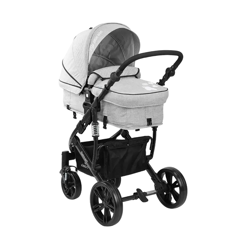 Коляска 3-в-1 Kikka Boo Beloved Серый