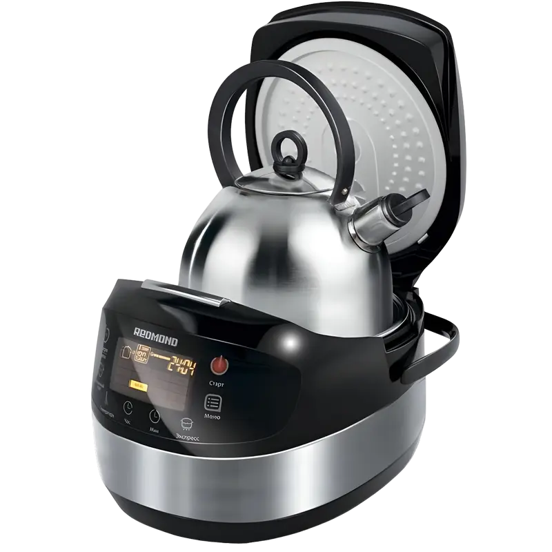 Мультиварка Redmond RMK-M911E Черный/ Нержавеющая Сталь