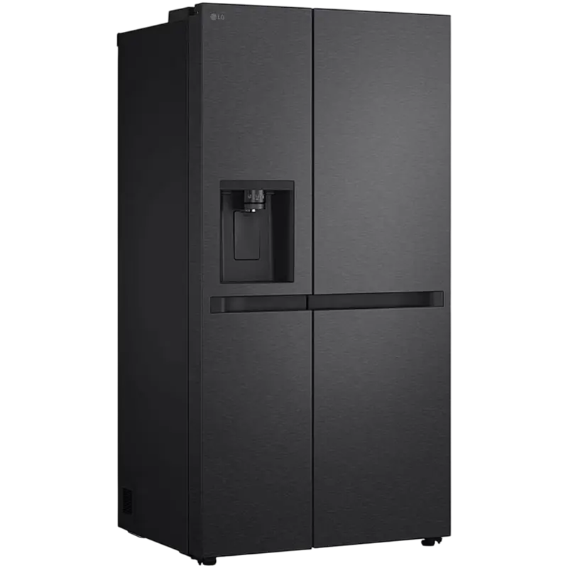 Холодильник LG GSLC41EPPE, Матовый черный