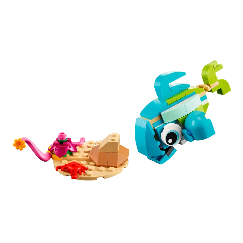Конструктор LEGO Dolphin and Turtle Разноцветный