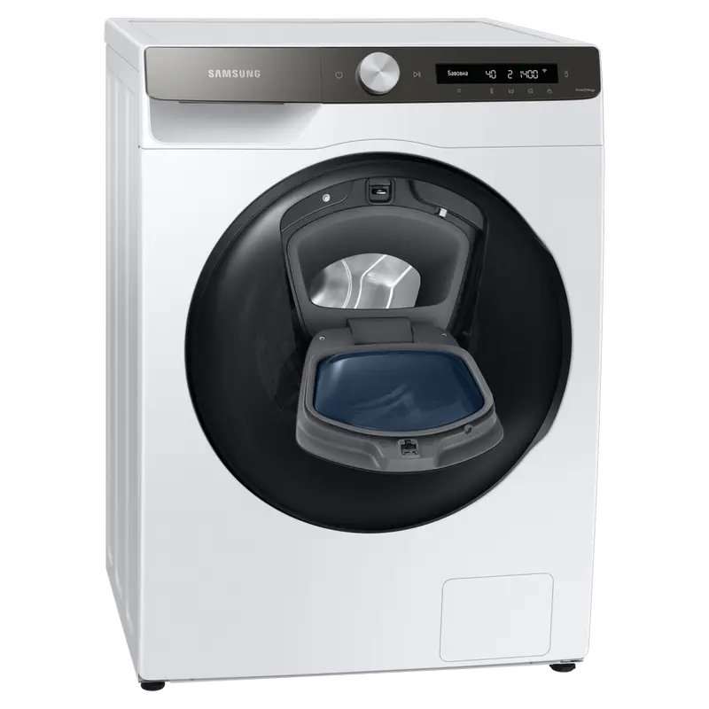 Mașină de spălat cu uscător Samsung WD80T554CBT/UA Alb