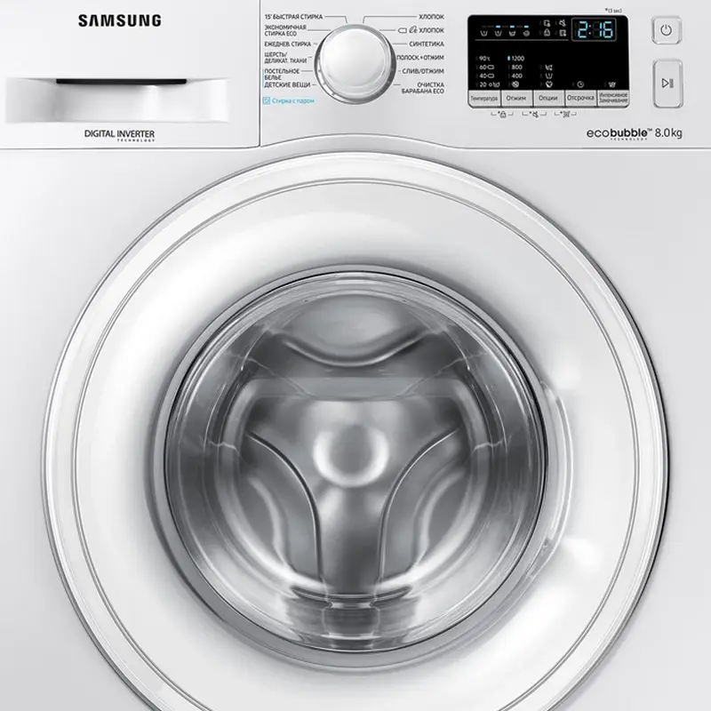Стиральная машина Samsung WW80R42LHDWDLP Белый
