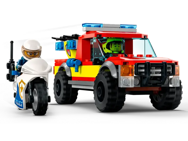 Конструктор LEGO Fire Rescue & Police Chase Разноцветный