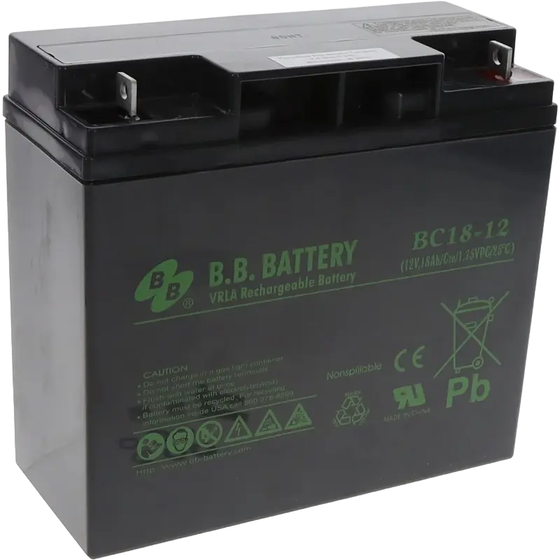 Аккумулятор для резервного питания B.B. BC18-12