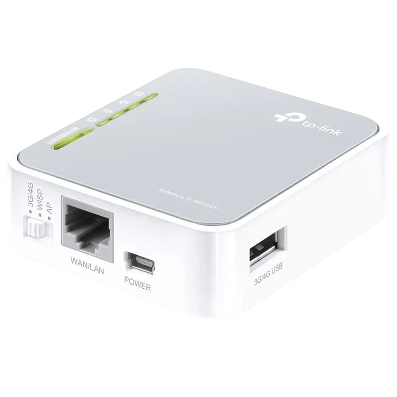 Беспроводной маршрутизатор TP-LINK TL-MR3020 Белый