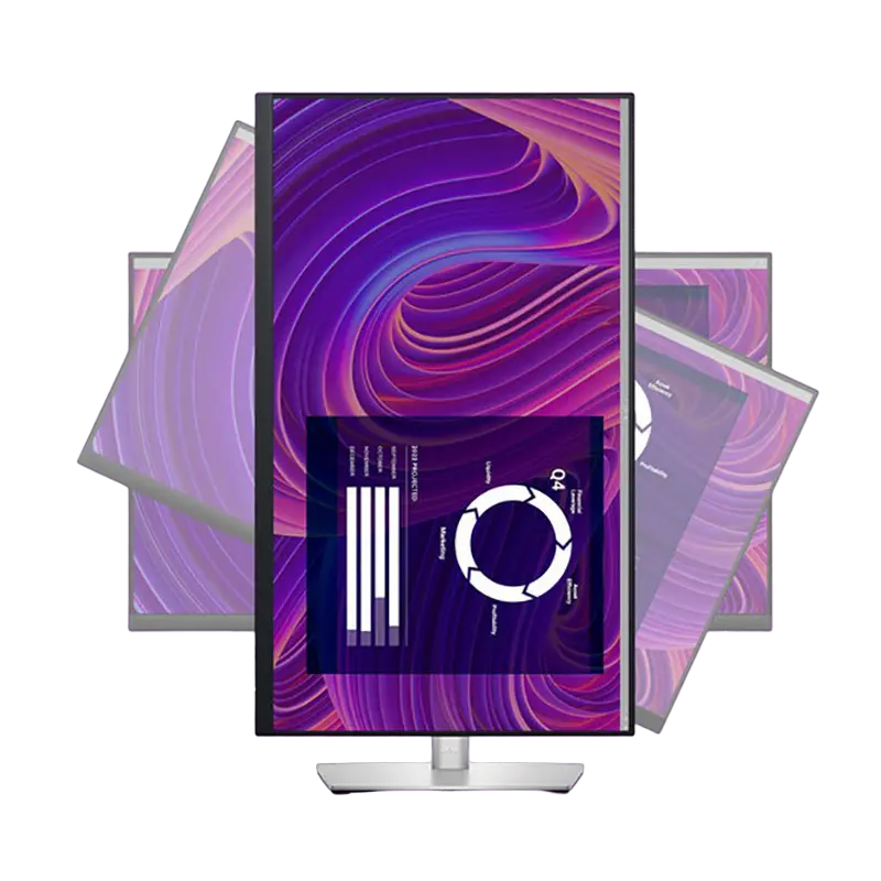 Монитор DELL P2723D Серебристый