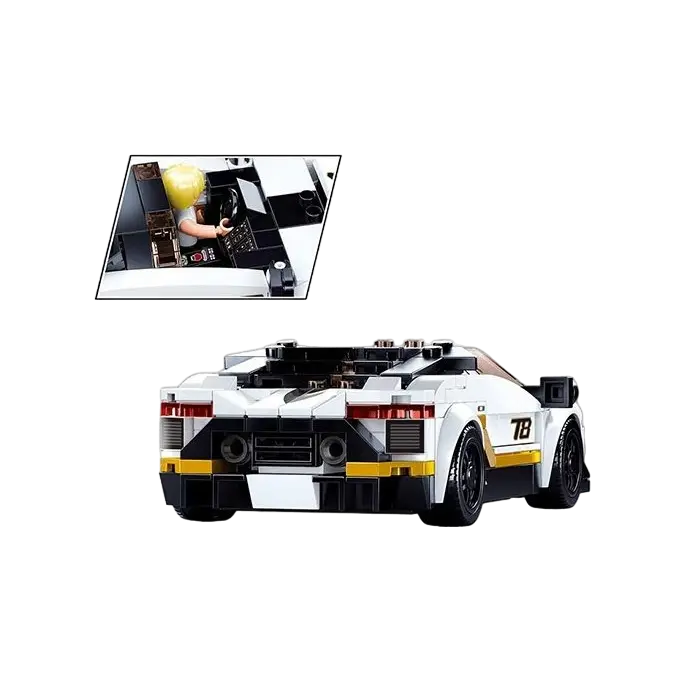 Конструктор Sluban Model Bricks - Racing Car Italy Разноцветный