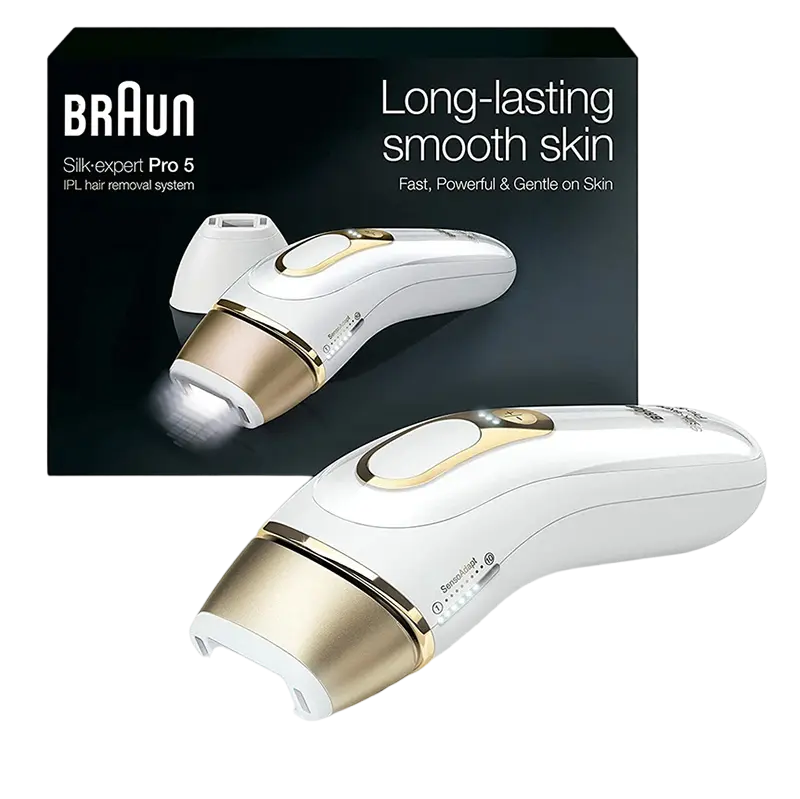 Fotoepilator Braun Silk-expert Pro 5 PL5157 Alb | Auriu