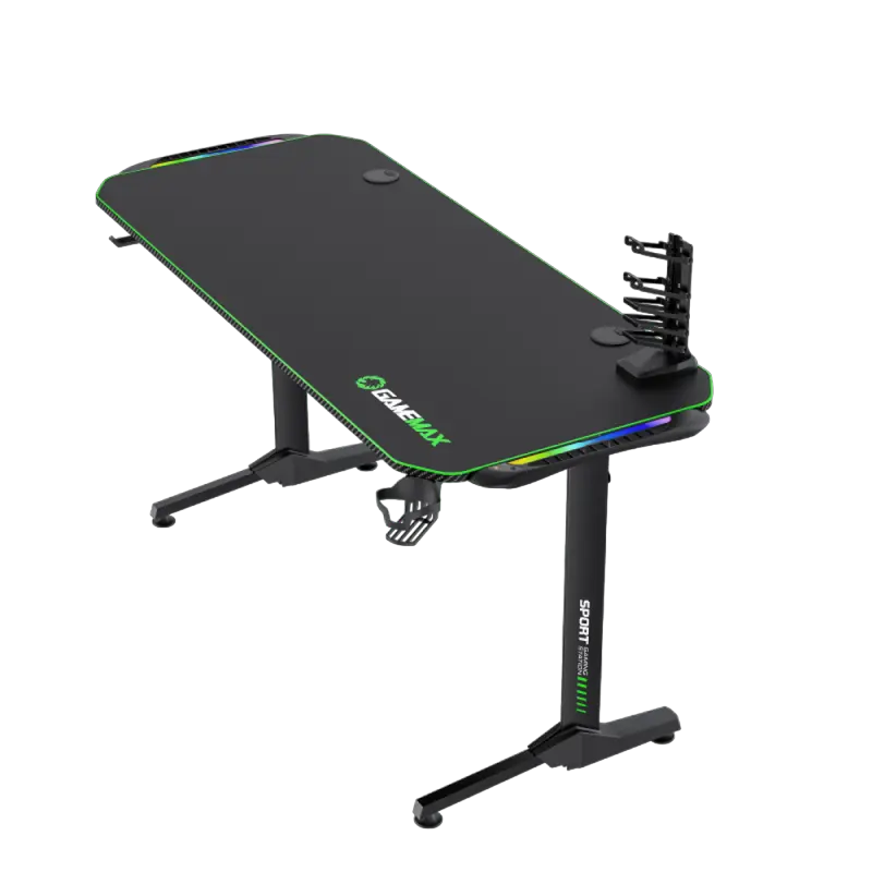 Игровой стол Gamemax D140-Carbon RGB Чёрный