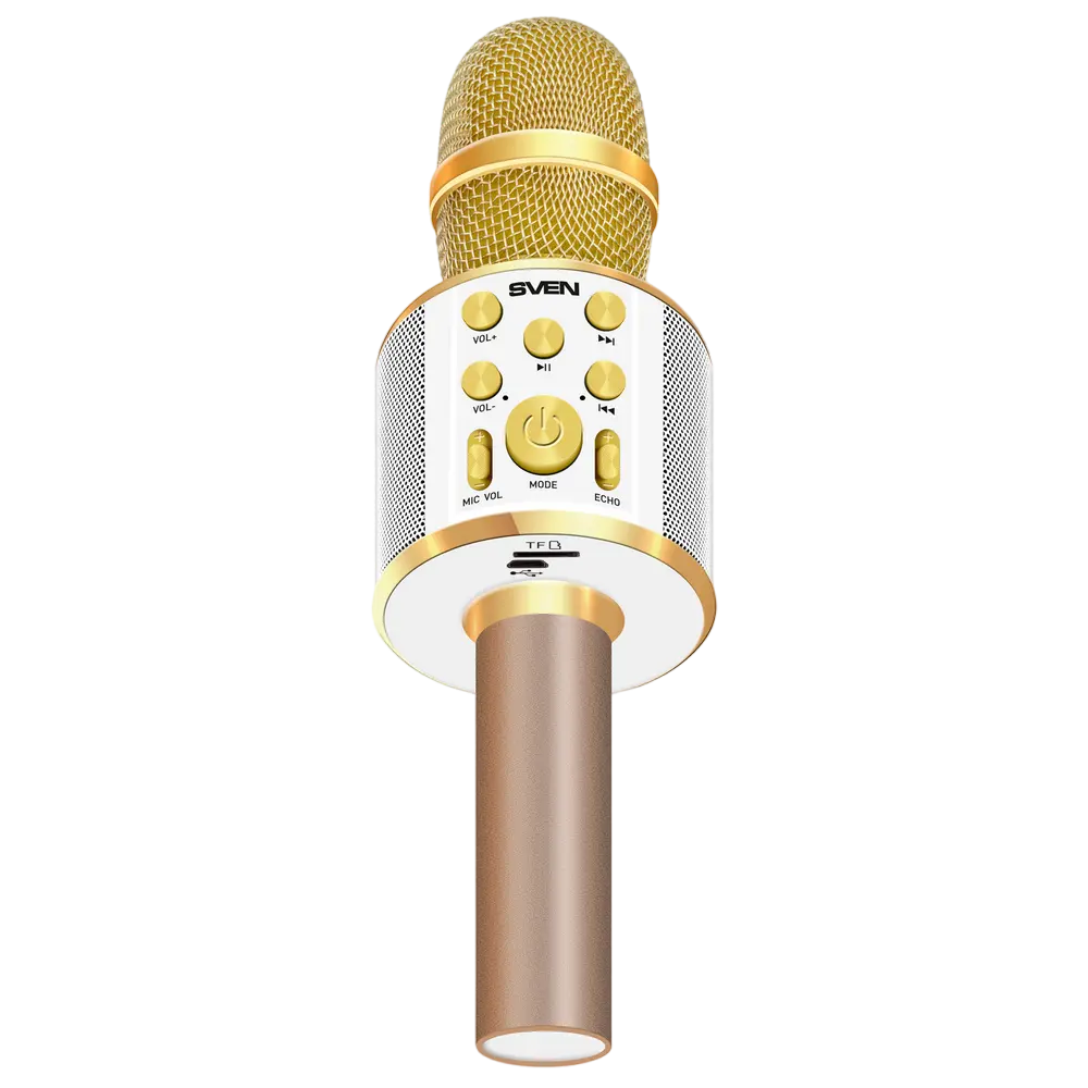 Караоке микрофон SVEN MK-950 Беспроводной Золотой