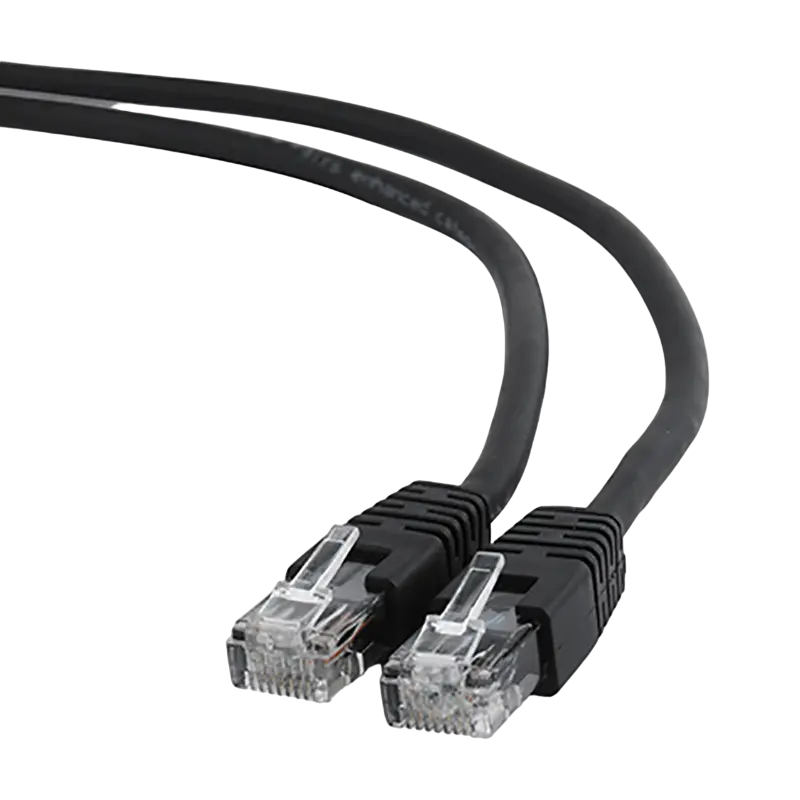 Патч-корд Cablexpert PP6U-0.5M/BK Черный